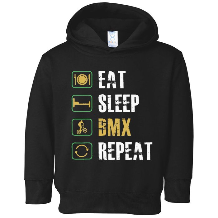 Bmx Bike Bicycle Motocross Racing Biker Rider Biking Cyclist Toddler Hoodie