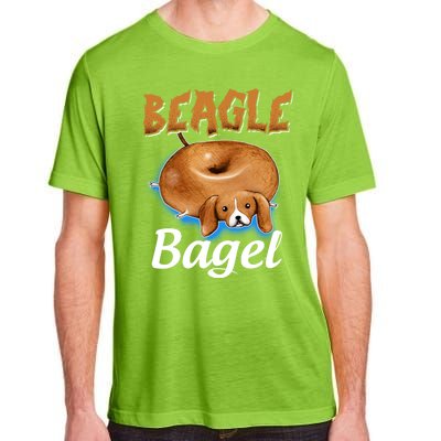 Beagle Bagel Beagle Dog Bagel Bread Cute Animal Lover Gift Adult ChromaSoft Performance T-Shirt