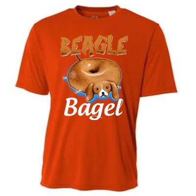 Beagle Bagel Beagle Dog Bagel Bread Cute Animal Lover Gift Cooling Performance Crew T-Shirt