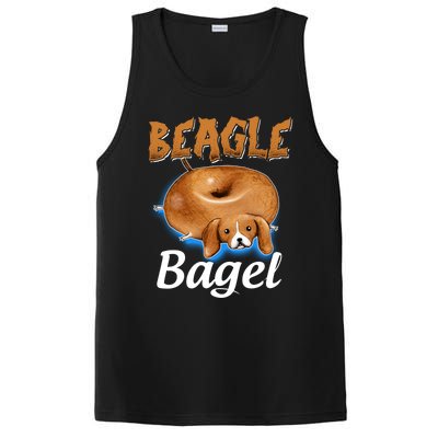 Beagle Bagel Beagle Dog Bagel Bread Cute Animal Lover Gift PosiCharge Competitor Tank