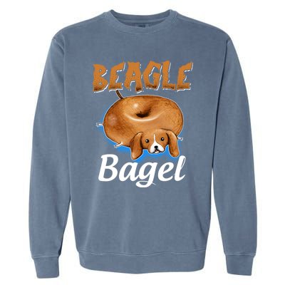 Beagle Bagel Beagle Dog Bagel Bread Cute Animal Lover Gift Garment-Dyed Sweatshirt