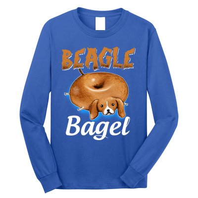 Beagle Bagel Beagle Dog Bagel Bread Cute Animal Lover Gift Long Sleeve Shirt