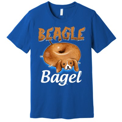 Beagle Bagel Beagle Dog Bagel Bread Cute Animal Lover Gift Premium T-Shirt