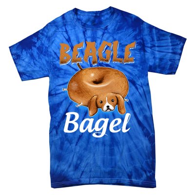 Beagle Bagel Beagle Dog Bagel Bread Cute Animal Lover Gift Tie-Dye T-Shirt