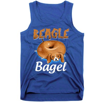 Beagle Bagel Beagle Dog Bagel Bread Cute Animal Lover Gift Tank Top