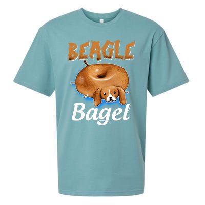 Beagle Bagel Beagle Dog Bagel Bread Cute Animal Lover Gift Sueded Cloud Jersey T-Shirt