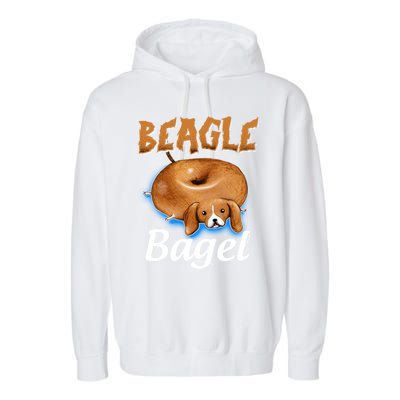 Beagle Bagel Beagle Dog Bagel Bread Cute Animal Lover Gift Garment-Dyed Fleece Hoodie