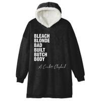 Bleach Blonde Bad Built Butch Body Hooded Wearable Blanket