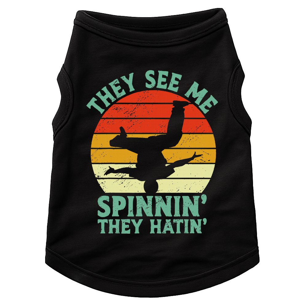 Breakdancing Bboying Bboy Funny Breakdancer Doggie Tank
