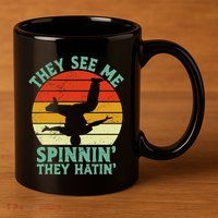 Breakdancing Bboying Bboy Funny Breakdancer 11oz C Handle Ceramic Mug
