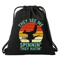 Breakdancing Bboying Bboy Funny Breakdancer Drawstring Bag