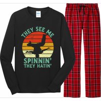 Breakdancing Bboying Bboy Funny Breakdancer Long Sleeve Pajama Set