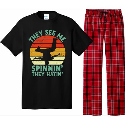 Breakdancing Bboying Bboy Funny Breakdancer Pajama Set