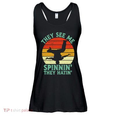 Breakdancing Bboying Bboy Funny Breakdancer Ladies Essential Flowy Tank