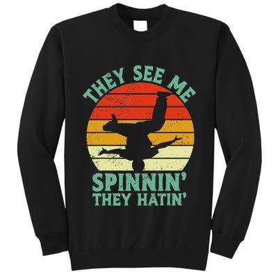 Breakdancing Bboying Bboy Funny Breakdancer Tall Sweatshirt