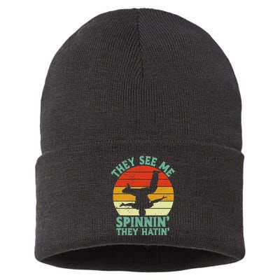 Breakdancing Bboying Bboy Funny Breakdancer Sustainable Knit Beanie