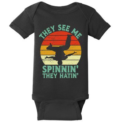 Breakdancing Bboying Bboy Funny Breakdancer Baby Bodysuit
