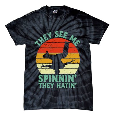 Breakdancing Bboying Bboy Funny Breakdancer Tie-Dye T-Shirt