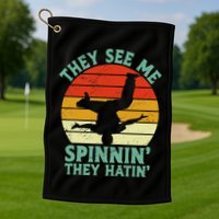 Breakdancing Bboying Bboy Funny Breakdancer Golf Towel