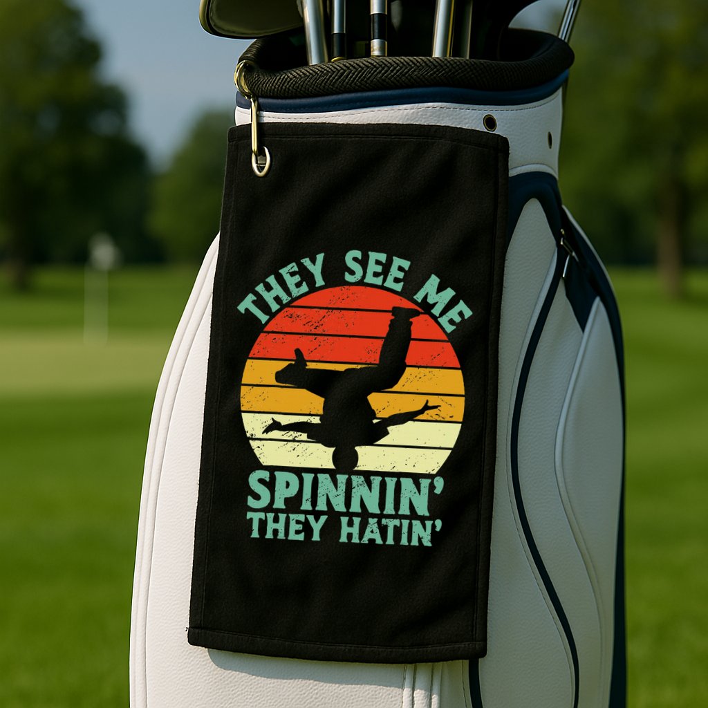 Breakdancing Bboying Bboy Funny Breakdancer Golf Towel