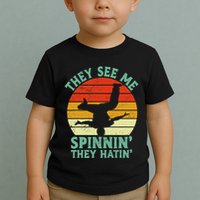 Breakdancing Bboying Bboy Funny Breakdancer Toddler T-Shirt