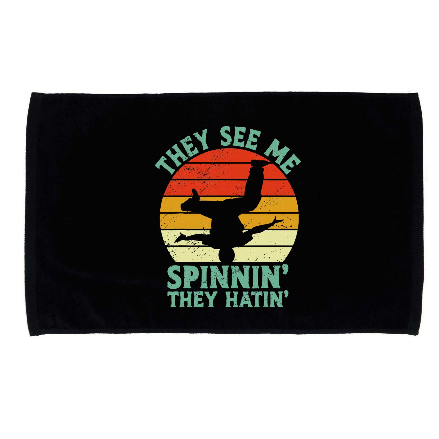 Breakdancing Bboying Bboy Funny Breakdancer Microfiber Hand Towel