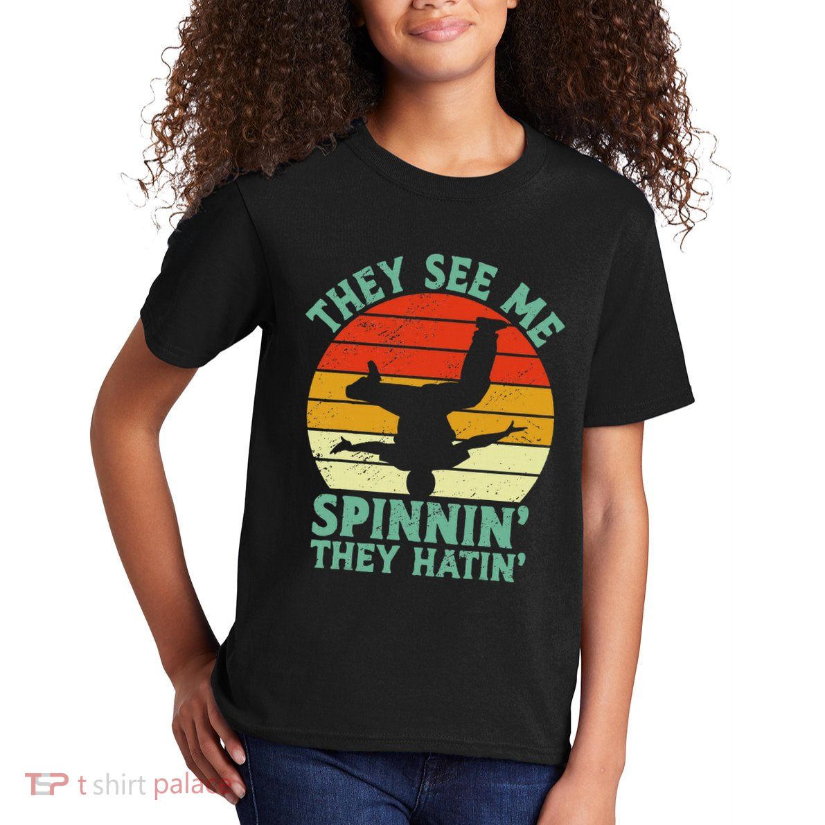 Breakdancing Bboying Bboy Funny Breakdancer Kids T-Shirt