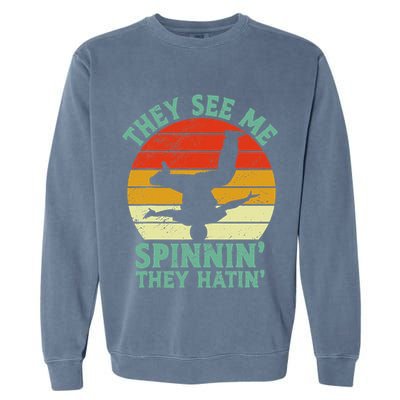 Breakdancing Bboying Bboy Funny Breakdancer Garment-Dyed Sweatshirt
