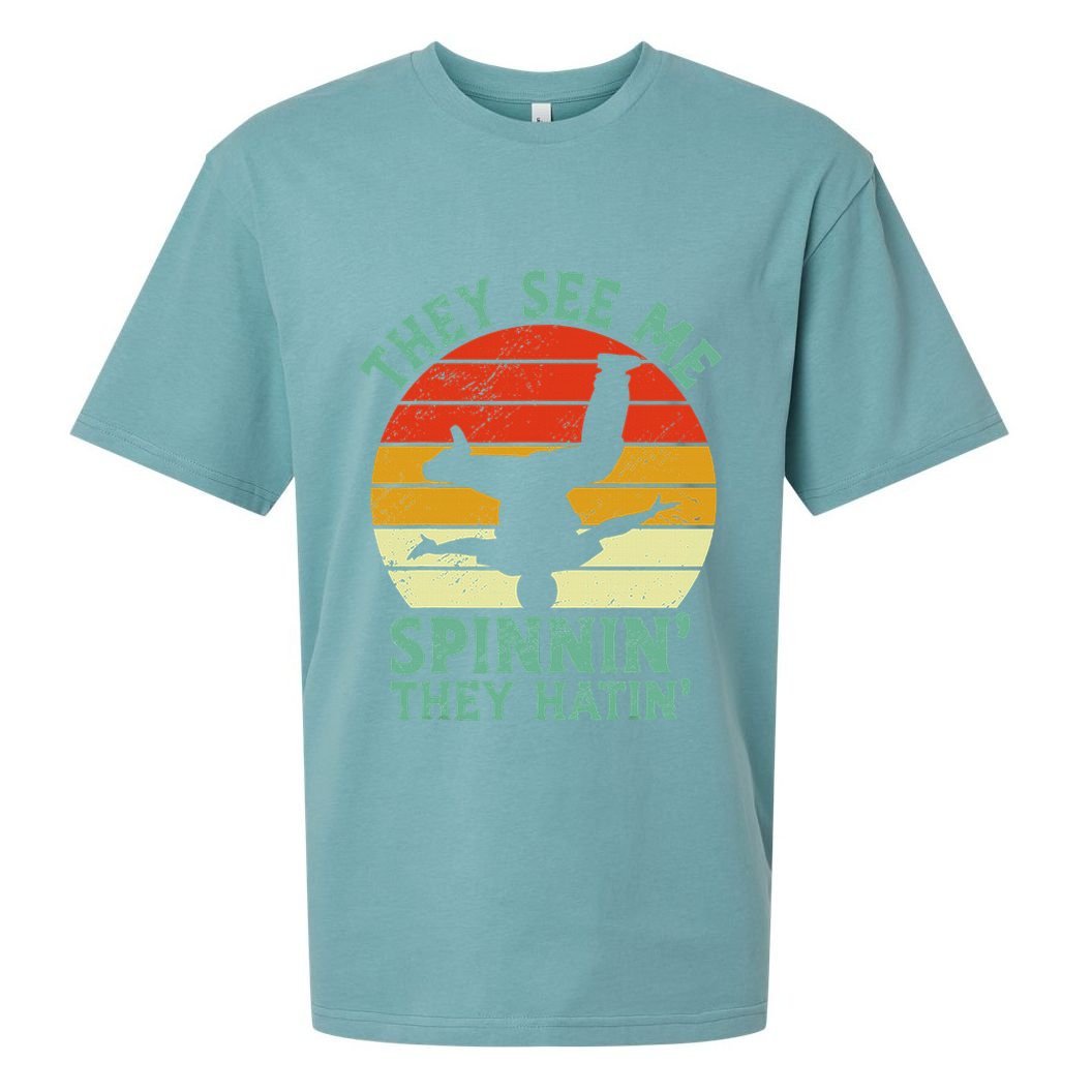 Breakdancing Bboying Bboy Funny Breakdancer Sueded Cloud Jersey T-Shirt