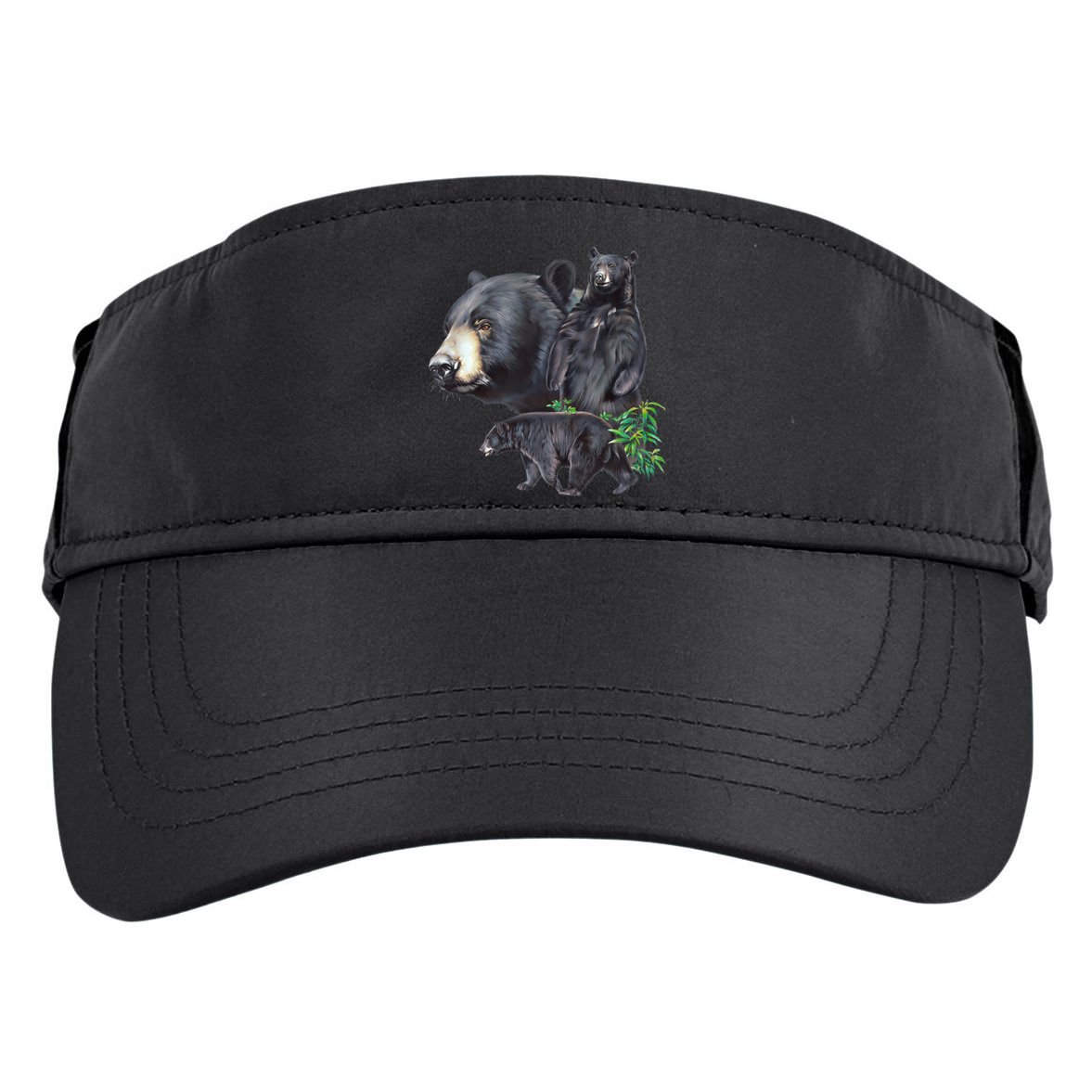 Black Bears Adult Drive Performance Visor