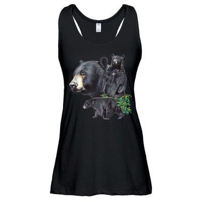 Black Bears Ladies Essential Flowy Tank