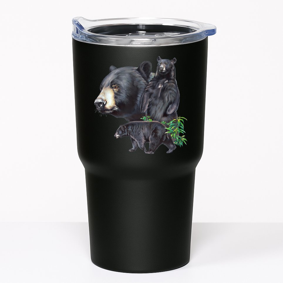 Black Bears Tumbler