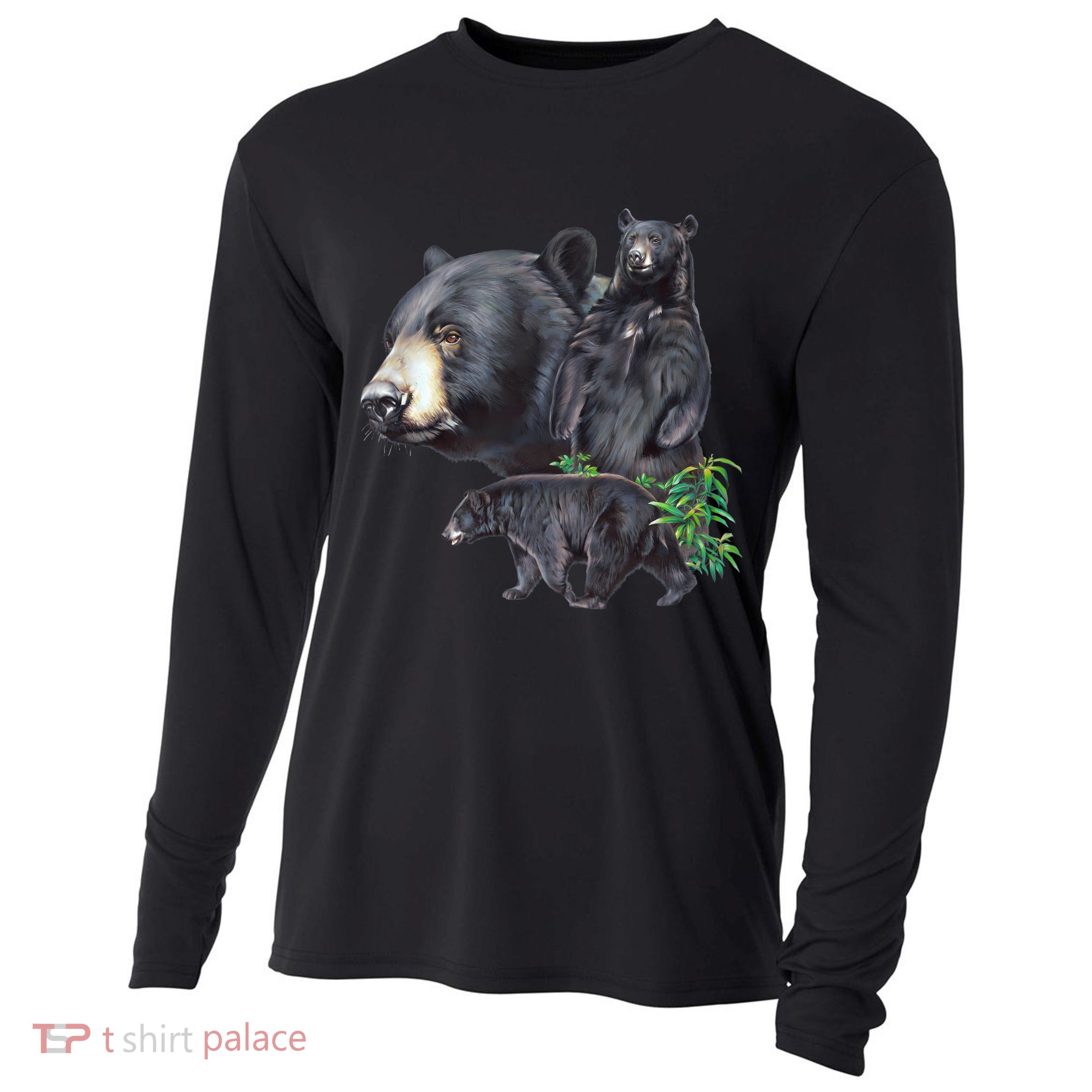 Black Bears Cooling Performance Long Sleeve Crew