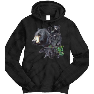 Black Bears Tie Dye Hoodie