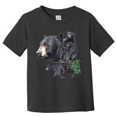 Black Bears Toddler T-Shirt