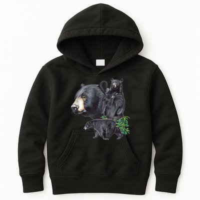 Black Bears Kids Hoodie