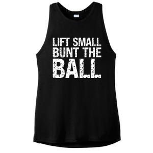 Baseball Batter Batting Strategy Lift Small Bunt The Ball Ladies PosiCharge Tri-Blend Wicking Tank