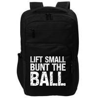 Baseball Batter Batting Strategy Lift Small Bunt The Ball Impact Tech Backpack