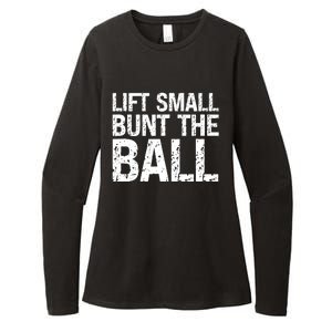 Baseball Batter Batting Strategy Lift Small Bunt The Ball Womens CVC Long Sleeve Shirt