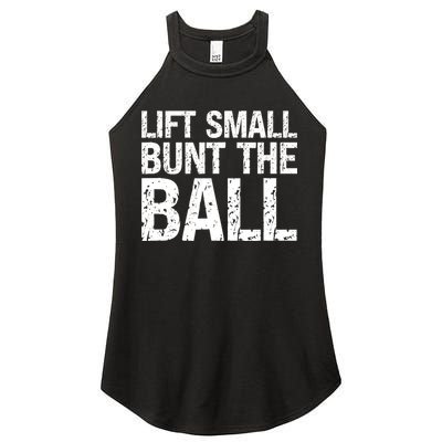 Baseball Batter Batting Strategy Lift Small Bunt The Ball Women's Perfect Tri Rocker Tank