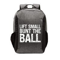 Baseball Batter Batting Strategy Lift Small Bunt The Ball Vector Backpack