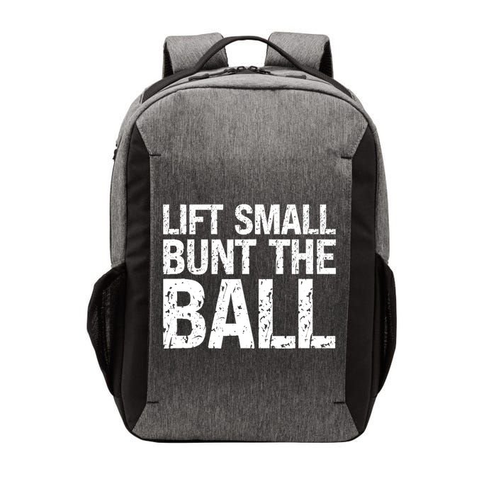 Baseball Batter Batting Strategy Lift Small Bunt The Ball Vector Backpack