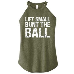 Baseball Batter Batting Strategy Lift Small Bunt The Ball Women's Perfect Tri Rocker Tank