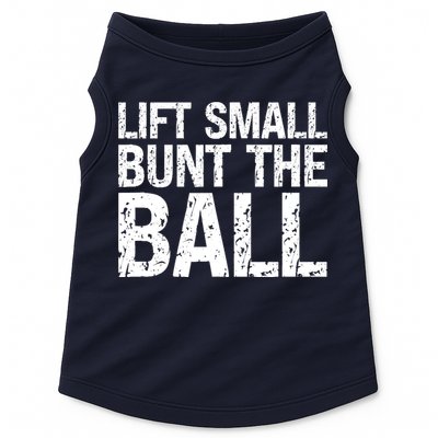Baseball Batter Batting Strategy Lift Small Bunt The Ball Doggie Tank