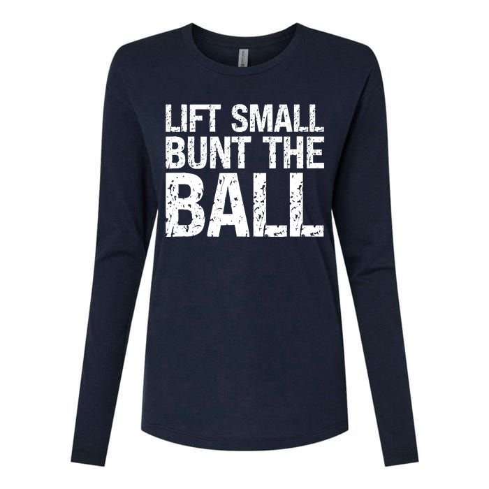 Baseball Batter Batting Strategy Lift Small Bunt The Ball Womens Cotton Relaxed Long Sleeve T-Shirt