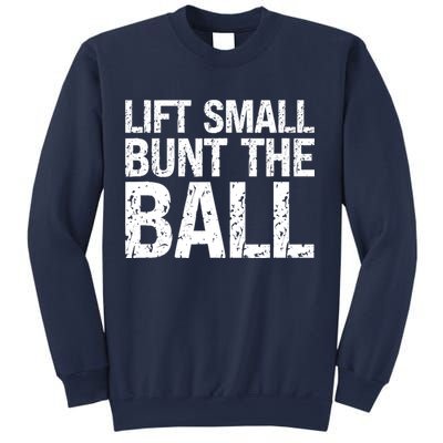 Baseball Batter Batting Strategy Lift Small Bunt The Ball Sweatshirt