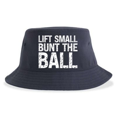 Baseball Batter Batting Strategy Lift Small Bunt The Ball Sustainable Bucket Hat