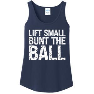 Baseball Batter Batting Strategy Lift Small Bunt The Ball Ladies Essential Tank