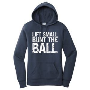 Baseball Batter Batting Strategy Lift Small Bunt The Ball Women's Pullover Hoodie