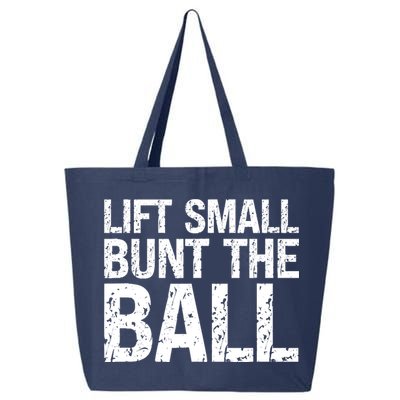 Baseball Batter Batting Strategy Lift Small Bunt The Ball 25L Jumbo Tote
